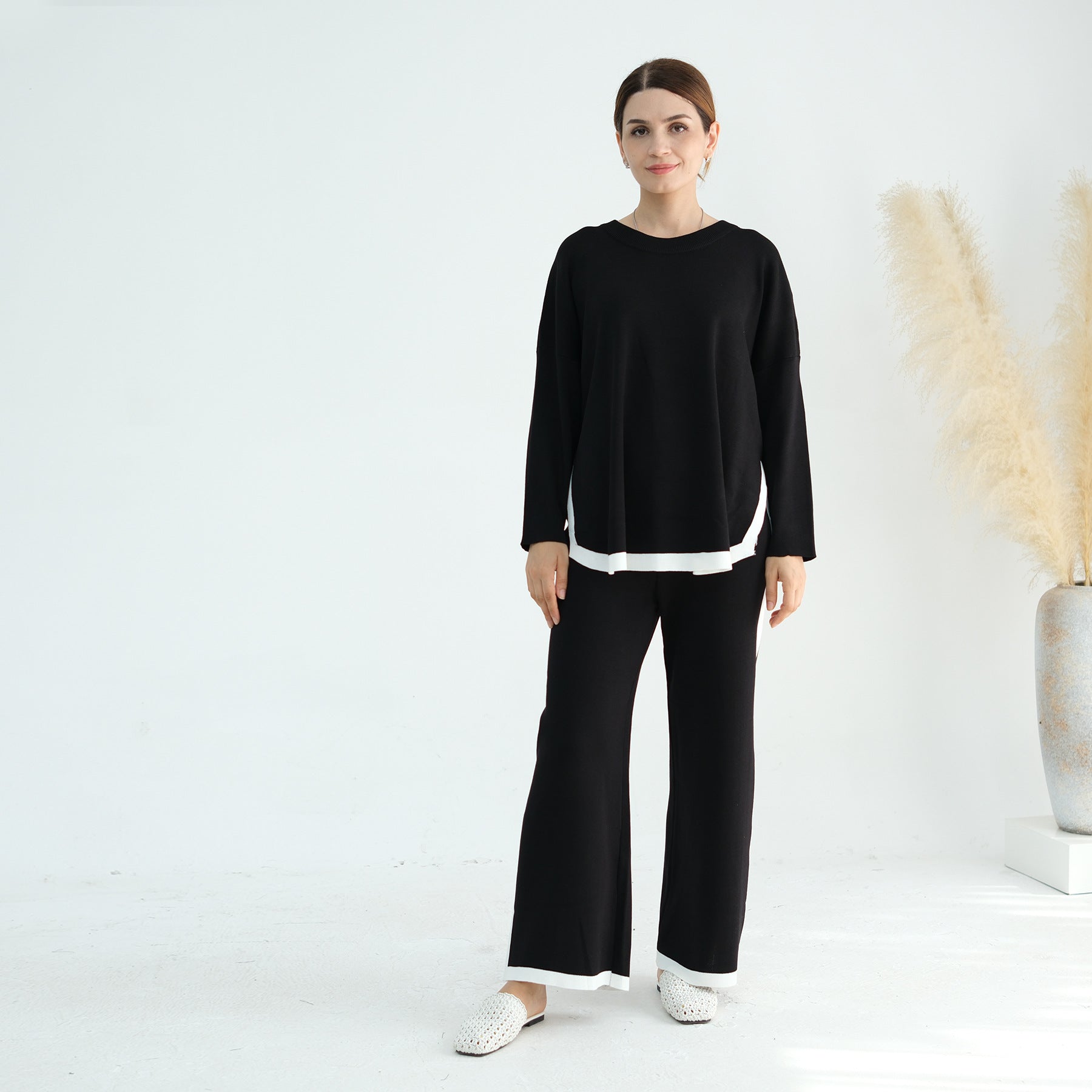 Women's Fashion Personality Knitted Loose Suit