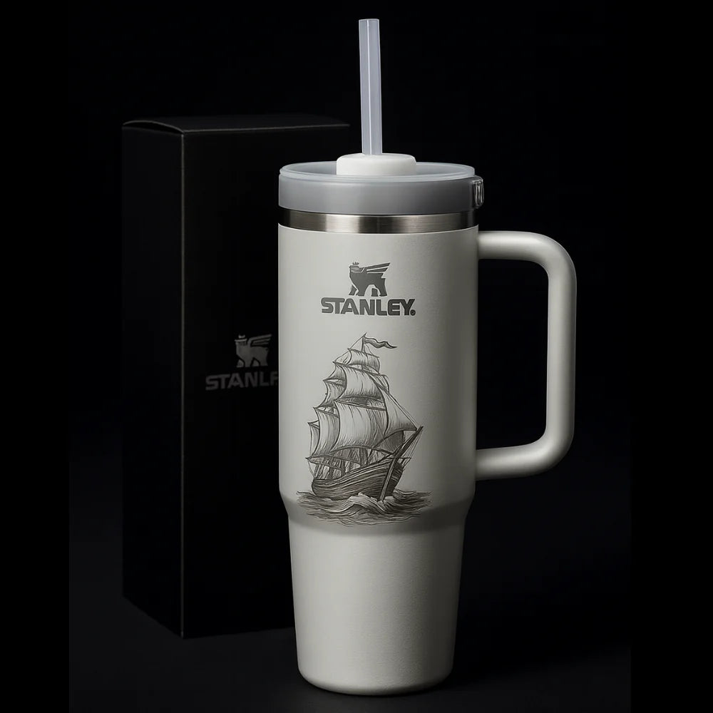 40 Oz Stanley Quencher Tumbler Multiple Colors & Custom Engraving Premium Insulated