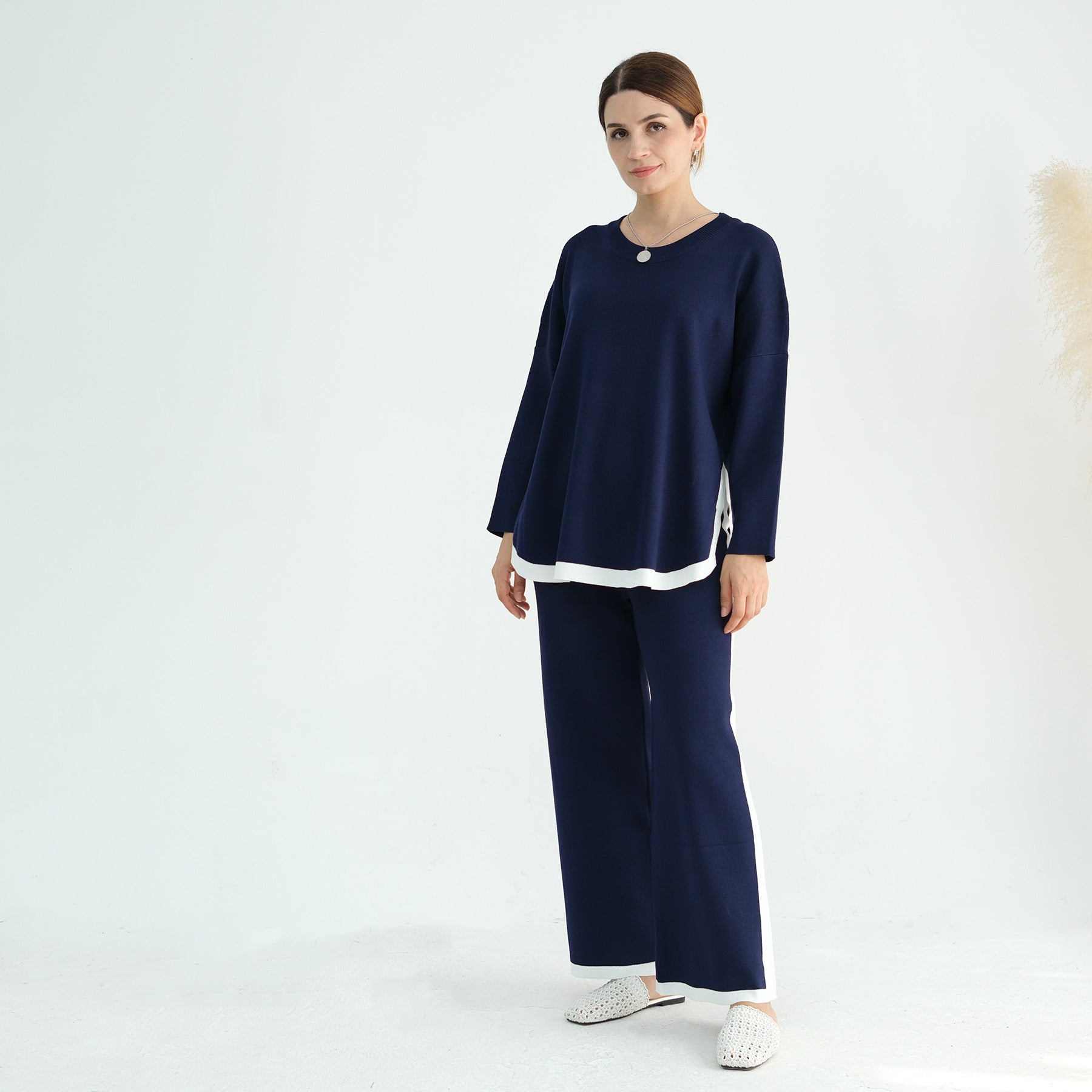 Women's Fashion Personality Knitted Loose Suit