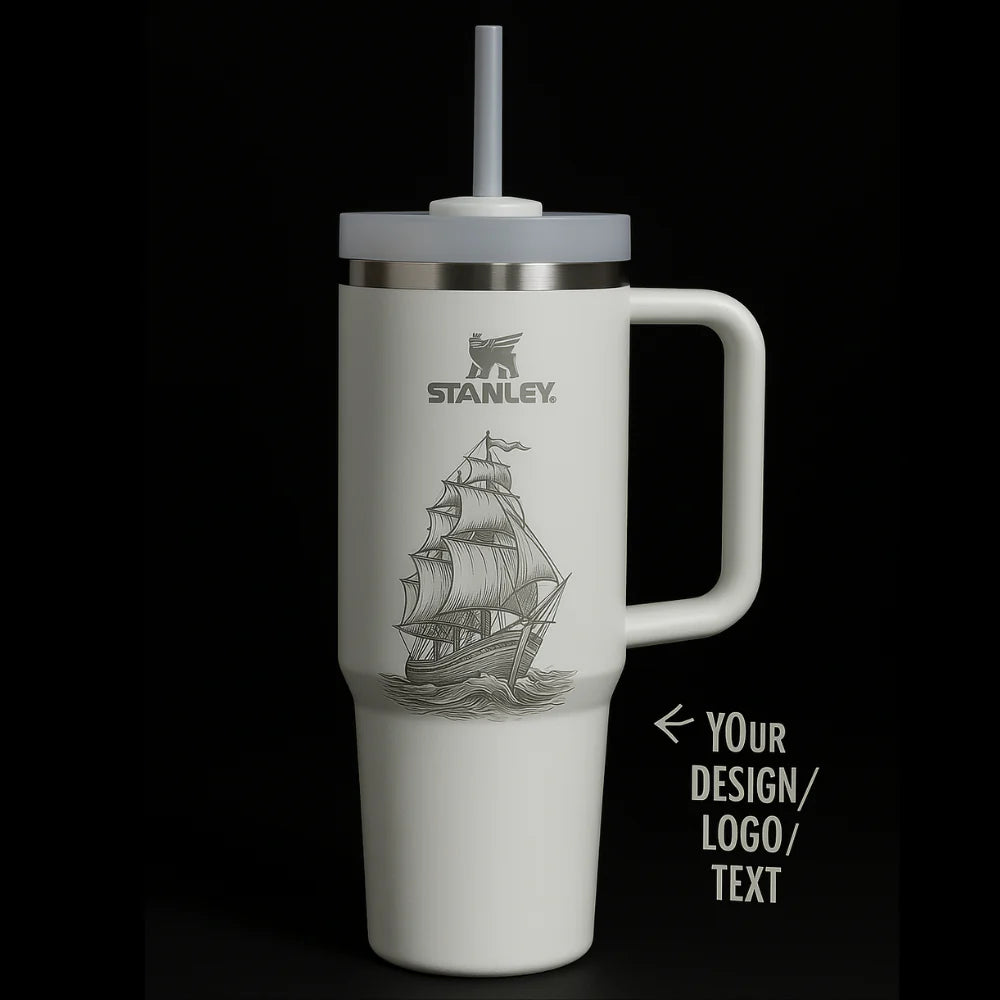 40 Oz Stanley Quencher Tumbler Multiple Colors & Custom Engraving Premium Insulated