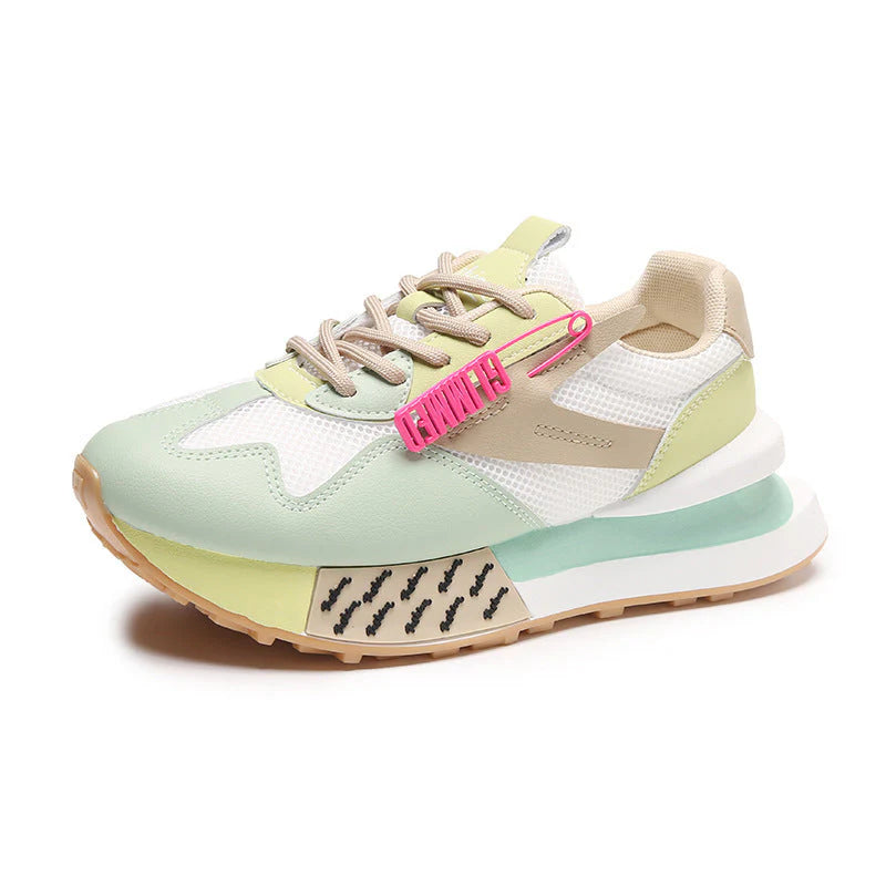 Daddy Breathable Summer Genuine Leather Thick Bottom Women'S Clothing Argan Sneaker